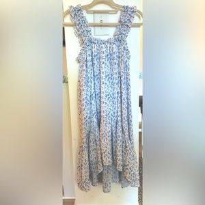 Summer dress, ruffle detail, size small, $15